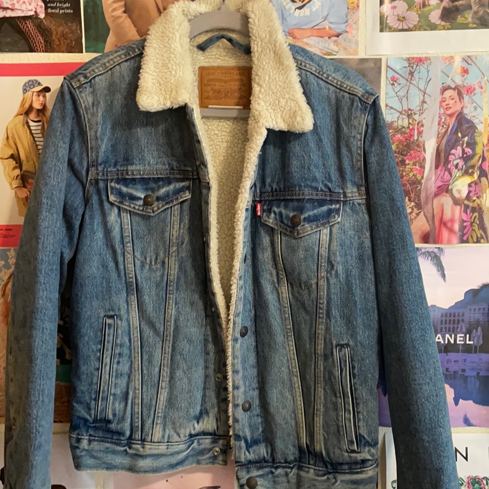 Levi’s Sherpa jean jacket